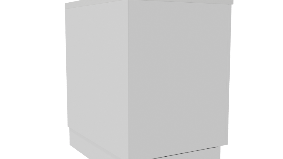 Stylish Modern Kitchen Island 3D Model - Professional 3D Model Render 7