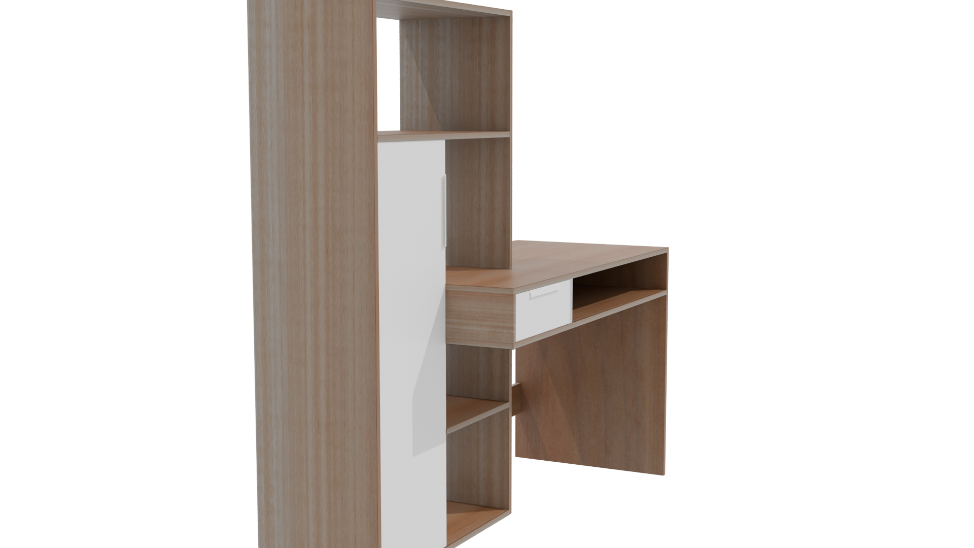 Stylish Modern Work Desk 3D - Professional 3D Model Render 9