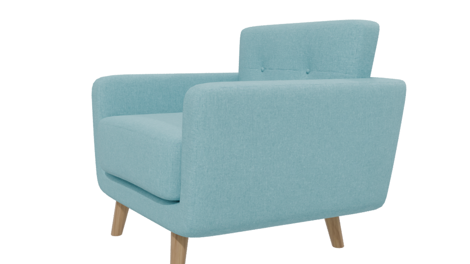 Stylish Modern Armchair 3D - Professional 3D Model Render 13