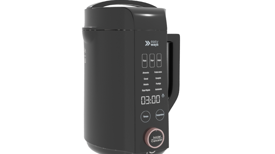 Stylish Multifunctional Electric Kettle 3D Model - Professional 3D Model Render 10