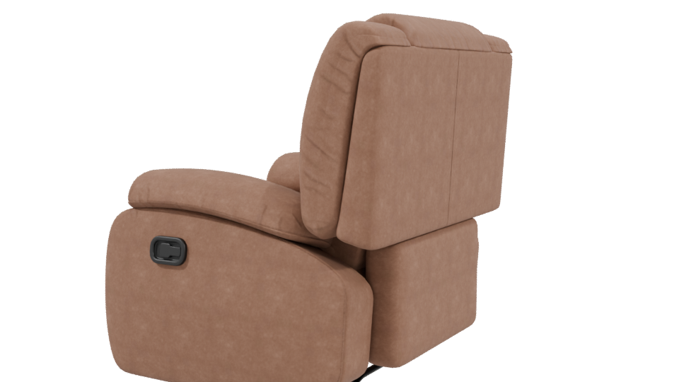 Comfortable Recliner Armchair 3D - Professional 3D Model Render 3