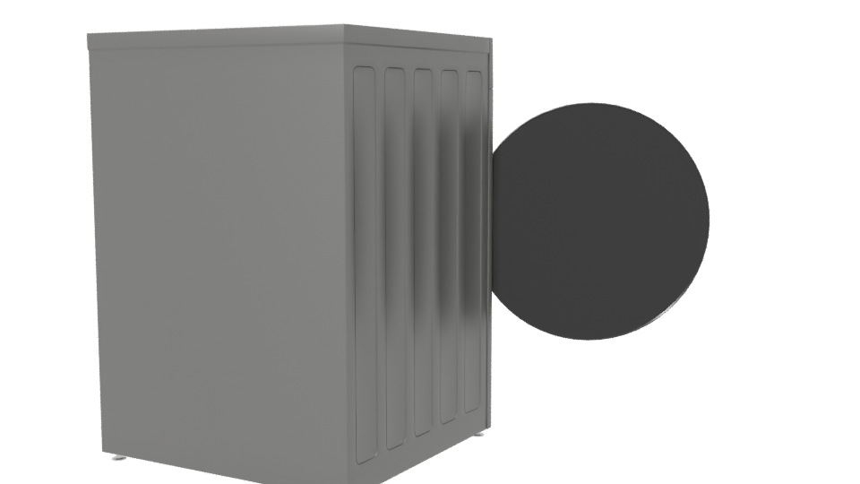 High-Efficiency Washer Model 3D - Professional 3D Model Render 6