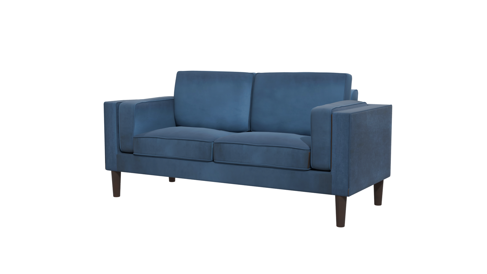 Stylish Modern Two-Seat Sofa - Professional 3D Model Render 27