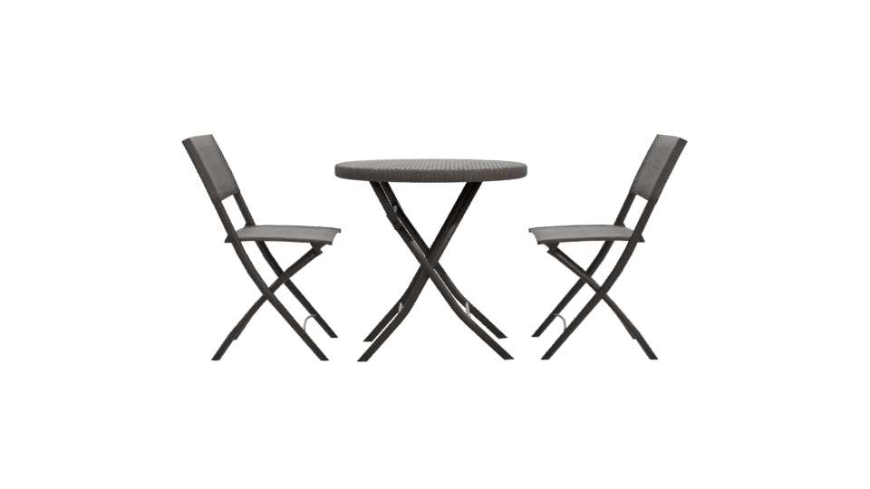 Stylish Outdoor Table Set 3D - Professional 3D Model Render 11