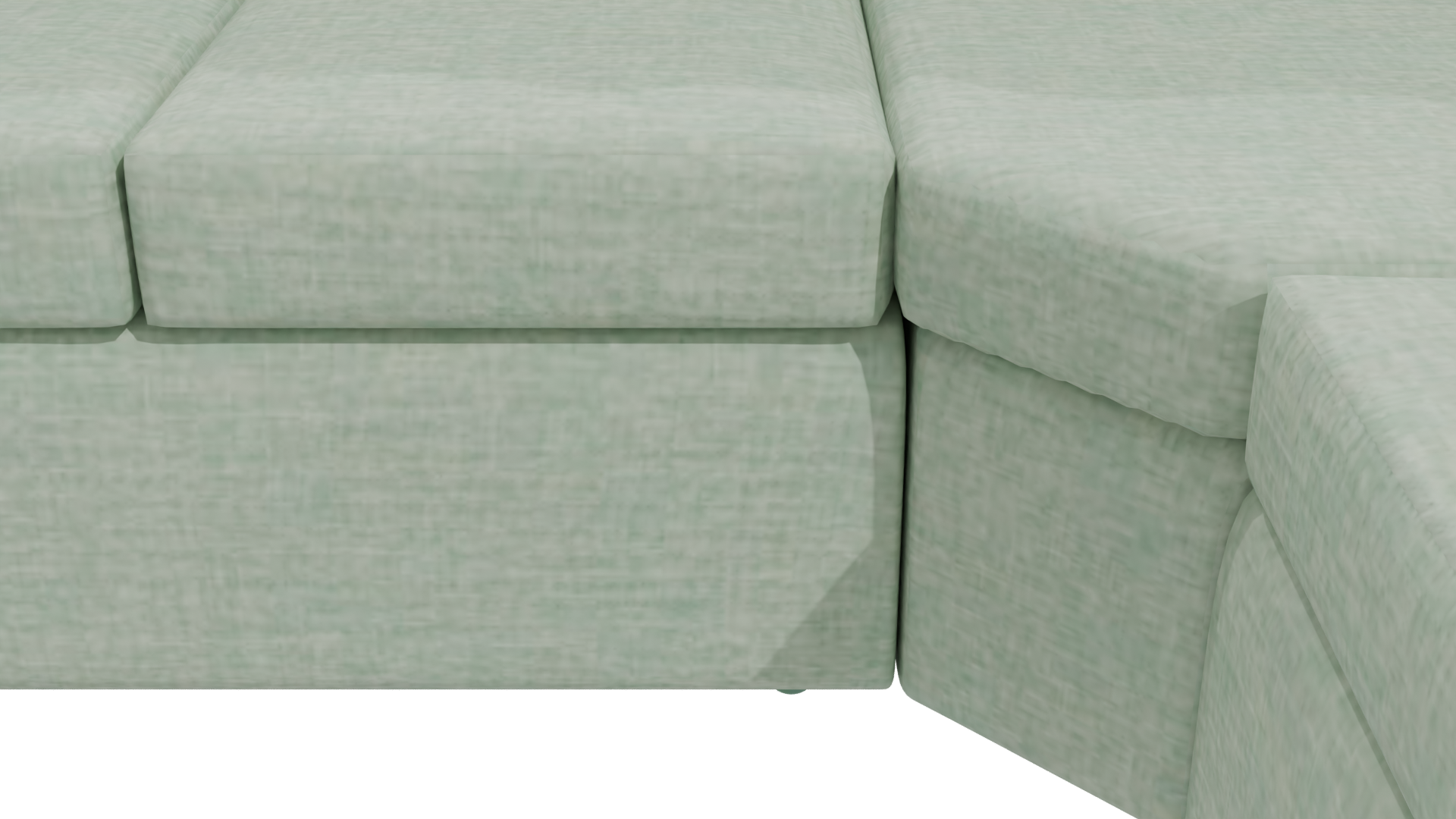 Stylish L-Shaped Sofa 3D Model - Professional 3D Model Render 7