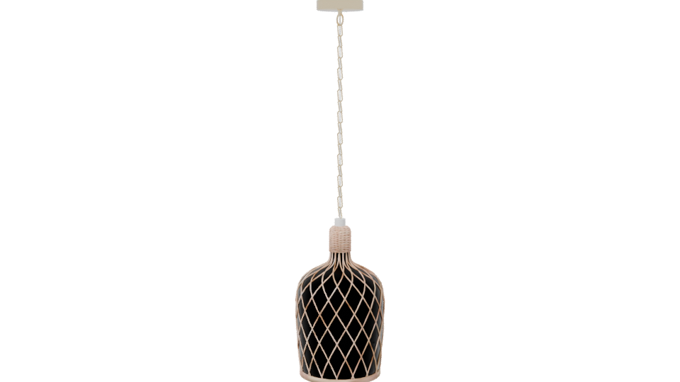 Stylish Pendant Light Fixture 3D - Professional 3D Model Render 7