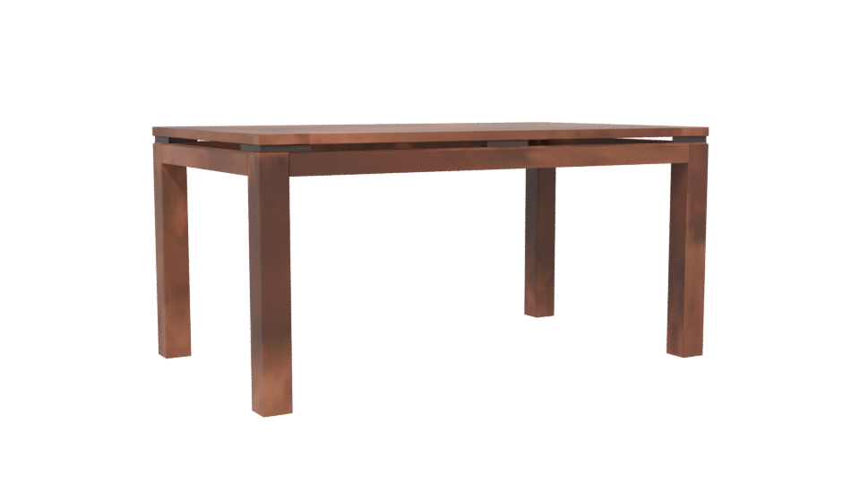 Modern Wooden Table Model 3D - Professional 3D Model Render 13