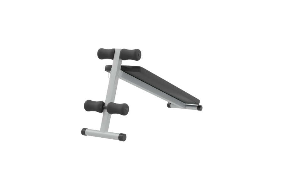 Decathlon Workout Bench 3D Model - Professional 3D Model Render 9