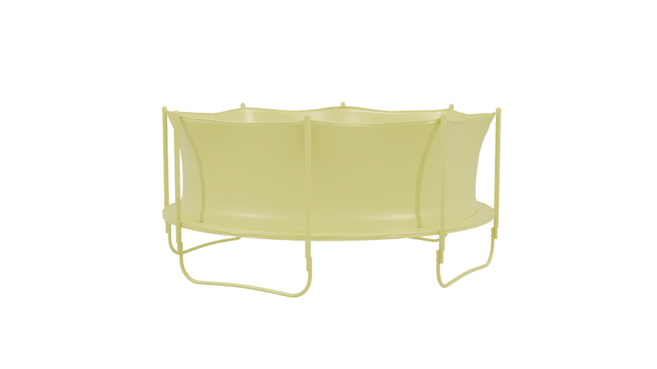 Outdoor Trampoline 3D Model - Professional 3D Model Render 3