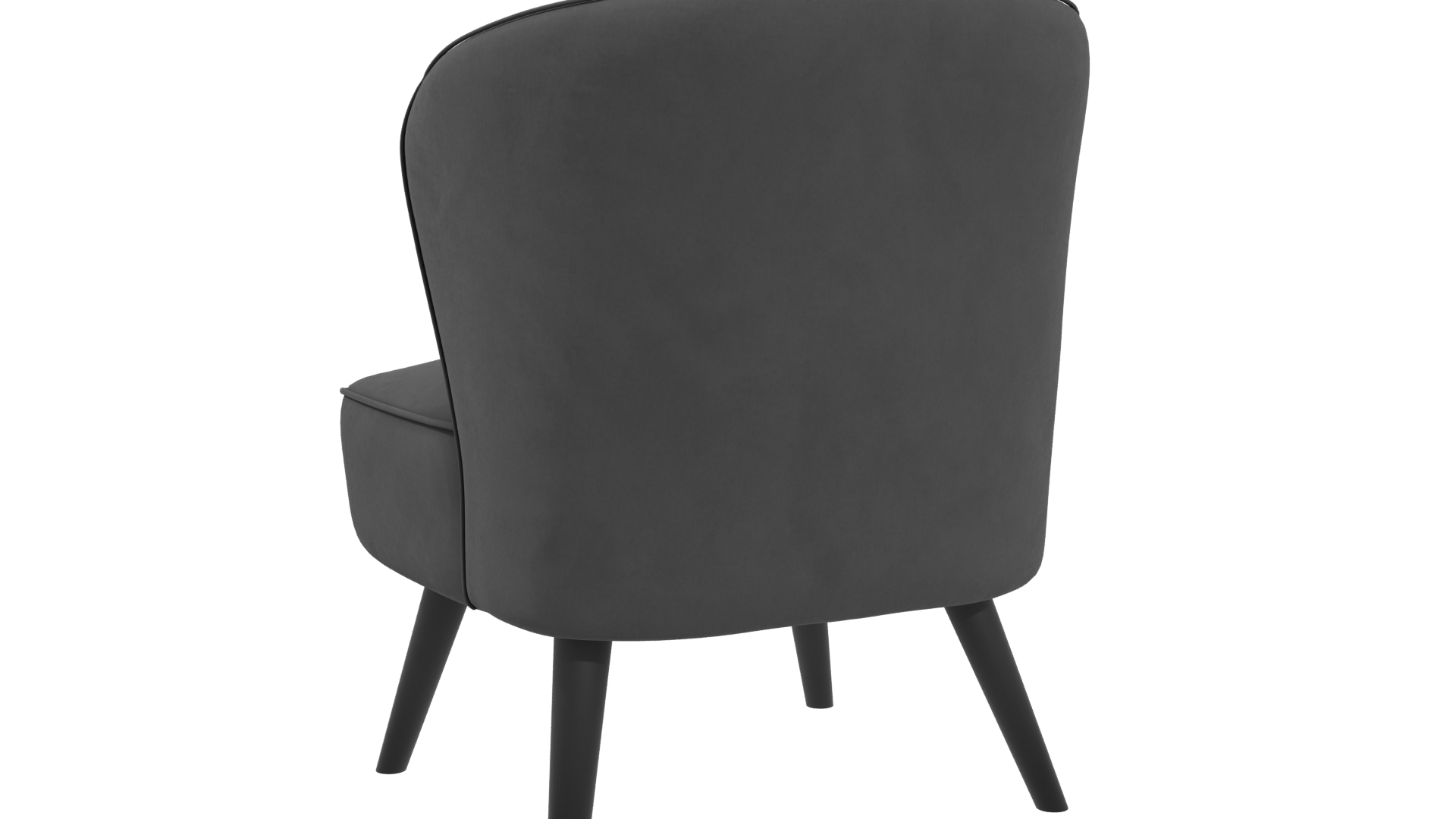 Stylish Modern Accent Chair 3D - Professional 3D Model Render 4