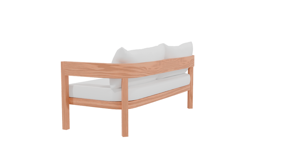 Modern Sofa 3D Model - Professional 3D Model Render 3