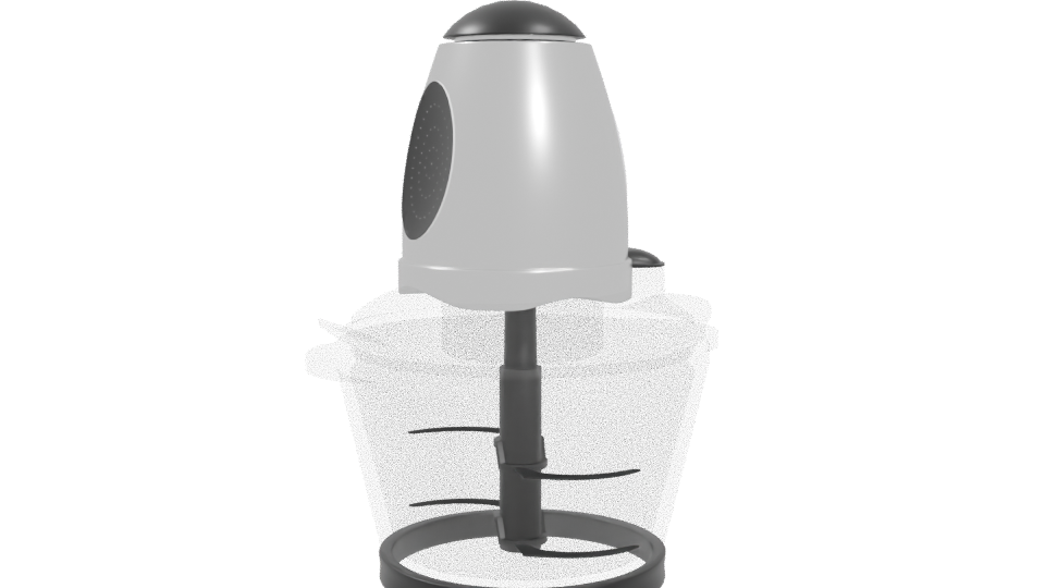 Stylish Kitchen Mixer 3D Model - Professional 3D Model Render 4