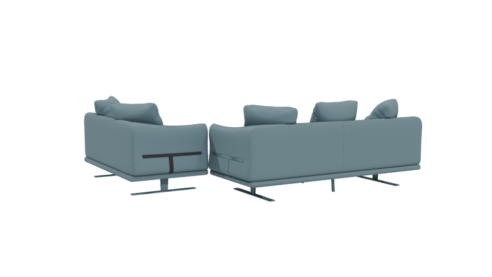 Stylish Modern Sectional Sofa 3D - Professional 3D Model Render 4