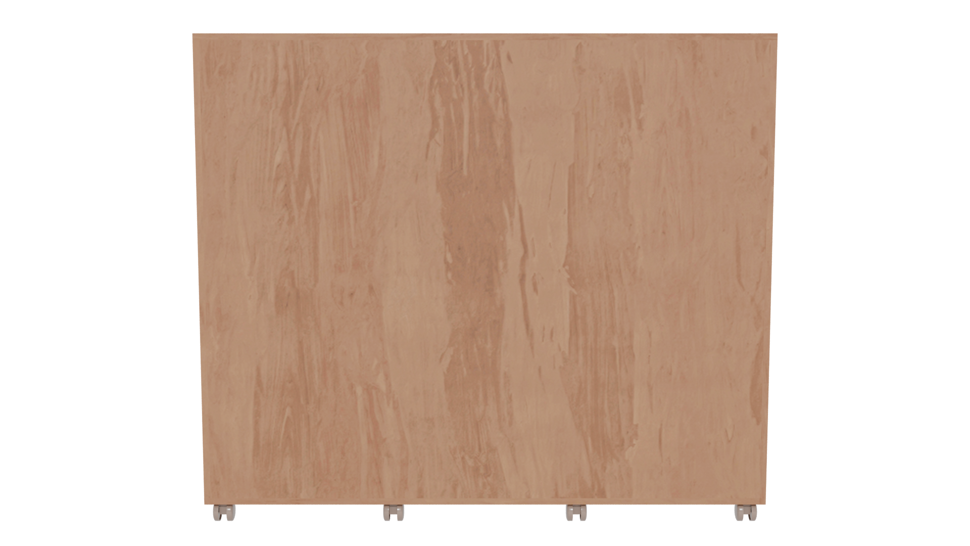 Stylish Wooden Storage Cabinet Model - Professional 3D Model Render 5