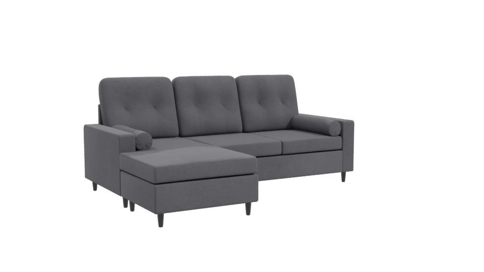 Stylish Modular Sofa 3D Model - Professional 3D Model Render 10