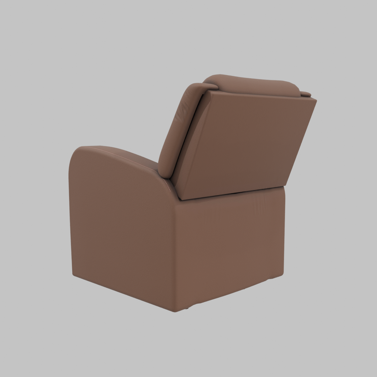 Berger Reclinable Marrón Con Masaje