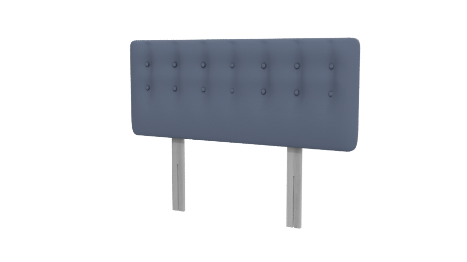 Stylish Fabric Bed Headboard 3D - Professional 3D Model Render 12