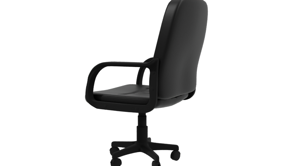 Sleek Modern Office Chair 3D - Professional 3D Model Render 3