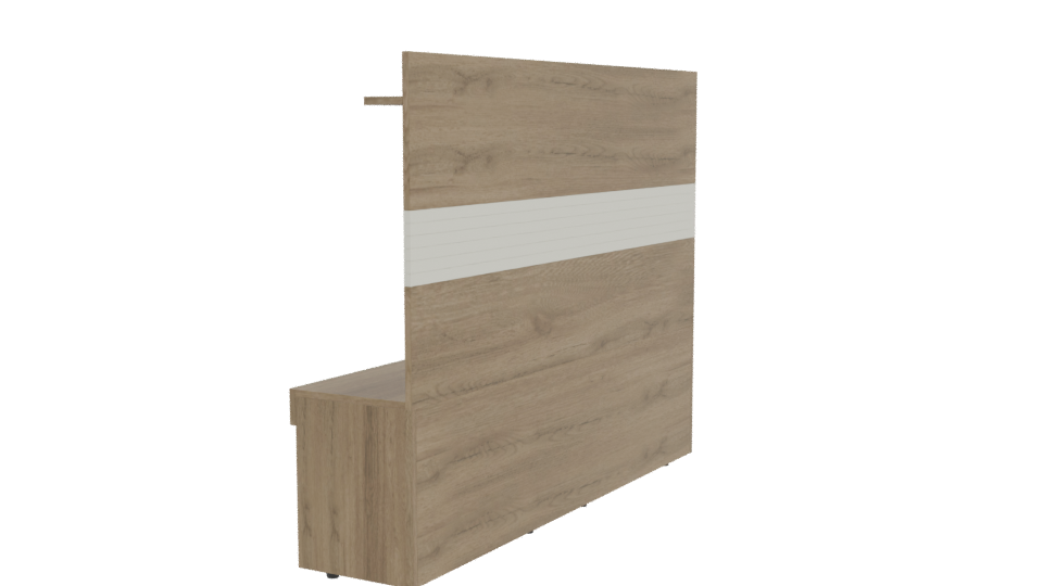 Stylish Modern TV Entertainment Center 3D Model - Professional 3D Model Render 3