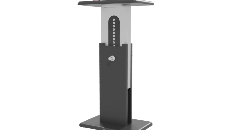 Stylish Minimalist Desk Stand 3D - Professional 3D Model Render 12