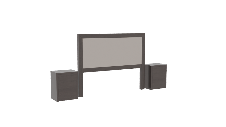 Stylish Bedroom Furniture Set 3D - Professional 3D Model Render 4