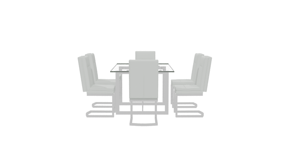 Stylish Conference Table Model - Professional 3D Model Render 5