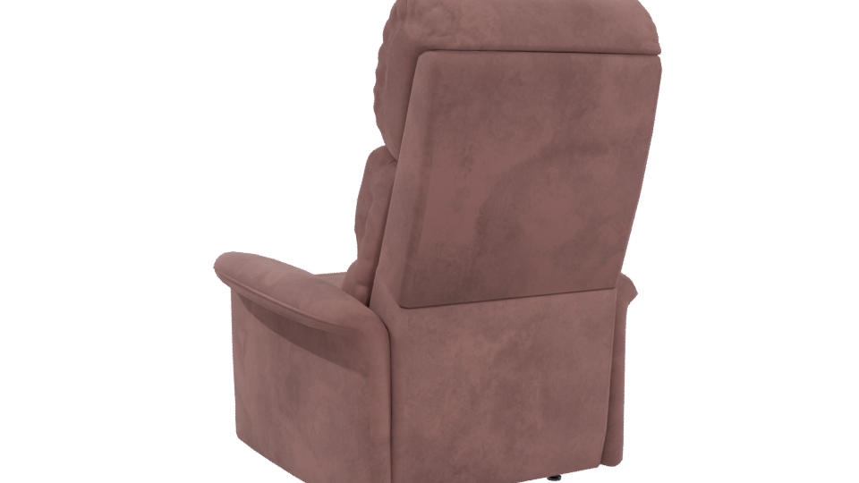 Stylish Minimalist Recliner Chair 3D Model - Professional 3D Model Render 4