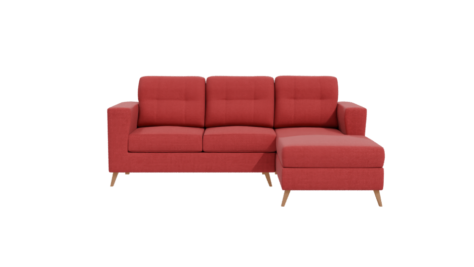 Stylish Modern Sectional Sofa 3D Model - Professional 3D Model Render 11