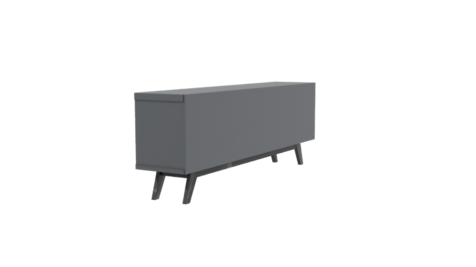 Stylish Modern TV Stand 3D - Professional 3D Model Render 3