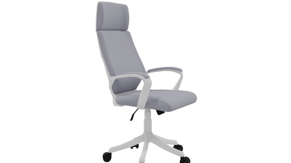 Elegant Ergonomic Office Chair 3D Model - Professional 3D Model Render 9