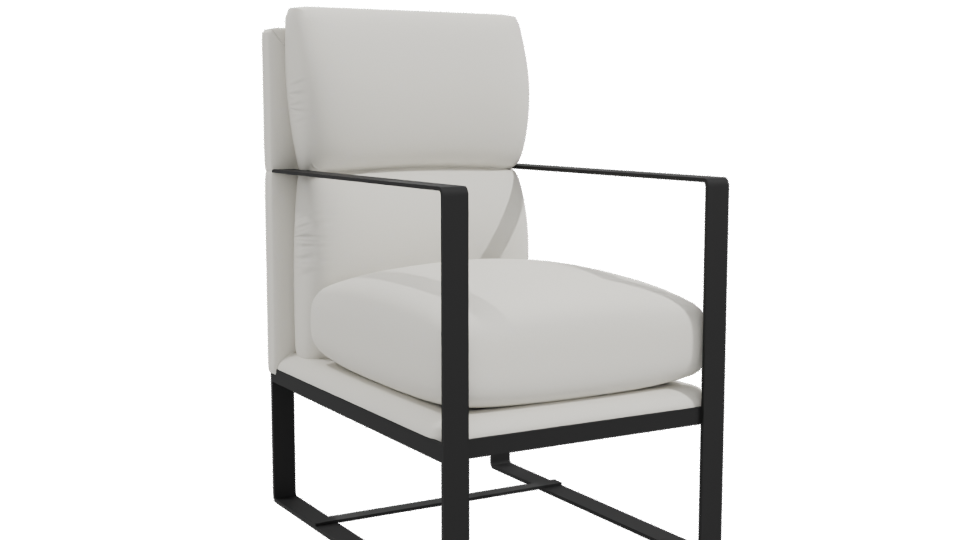 Stylish Modern Armchair 3D - Professional 3D Model Render 10