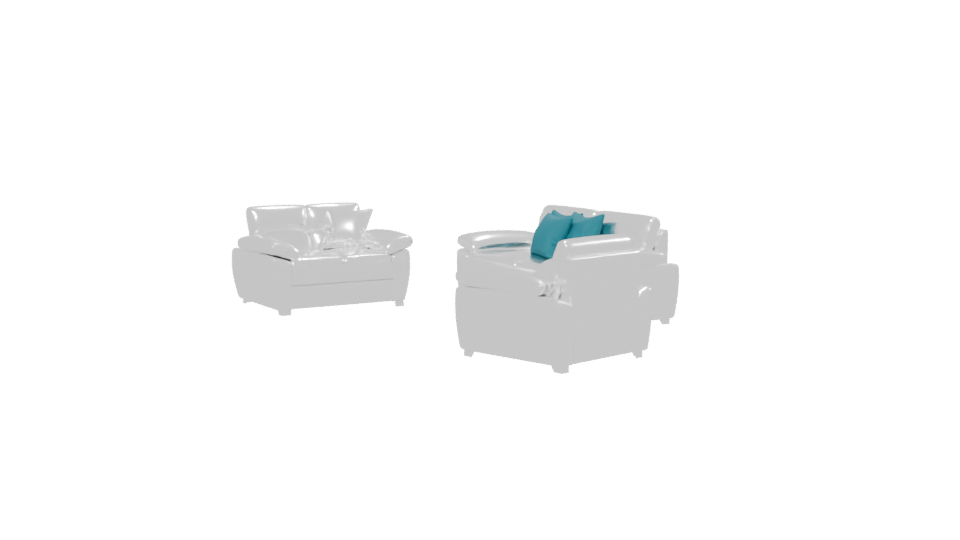 Stylish Modern Sofa Set 3D Model - Professional 3D Model Render 13