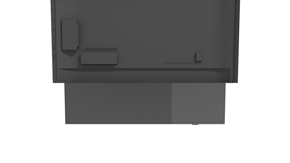 Sleek Modern TV Display Model - Professional 3D Model Render 11