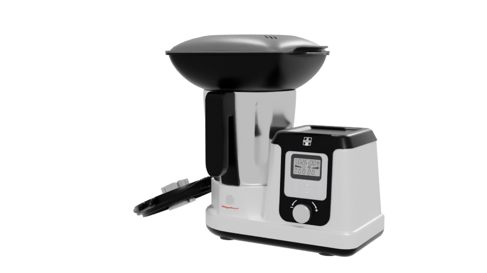 Kitchen Robot MagChef 3D Model - Professional 3D Model Render 12