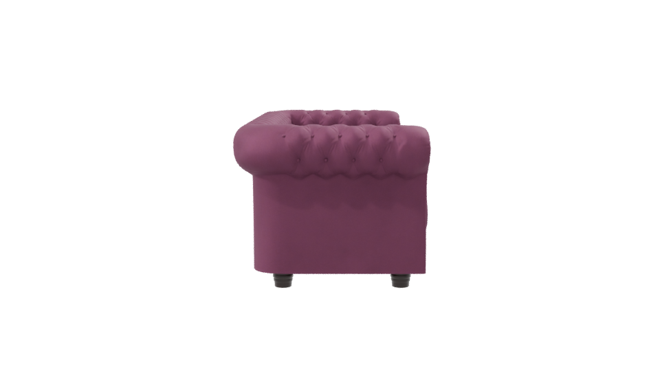 Chic Modern Upholstered Sofa 3D Model - Professional 3D Model Render 8
