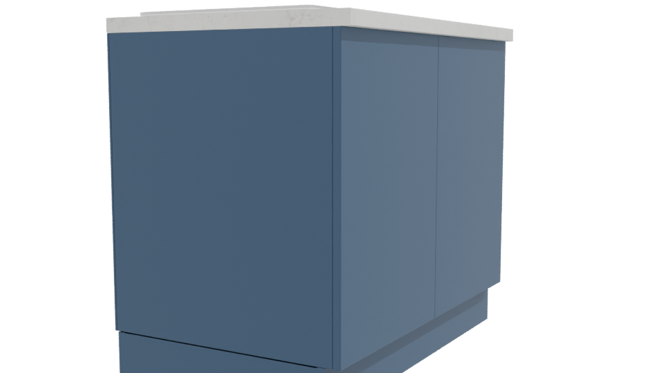 Stylish Modern Kitchen Island 3D - Professional 3D Model Render 9