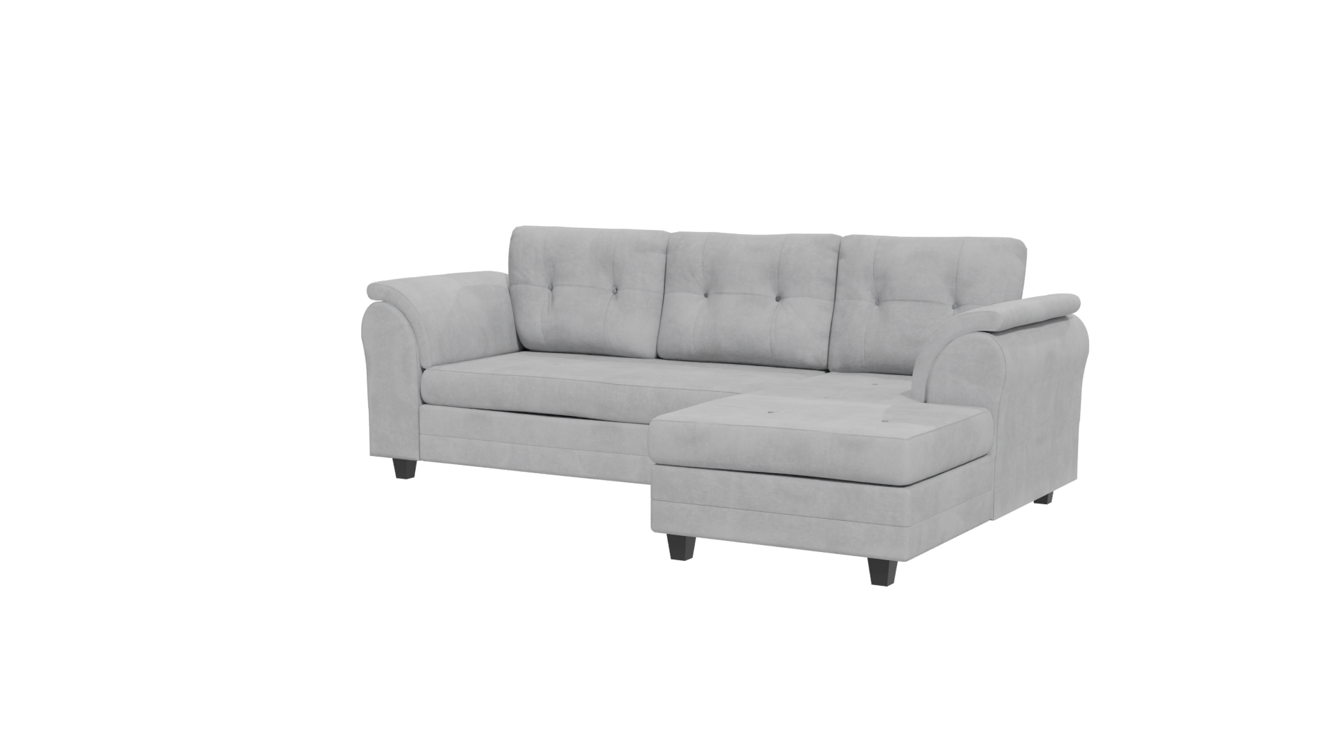 Stylish Sectional Sofa 3D Model - Professional 3D Model Render 12
