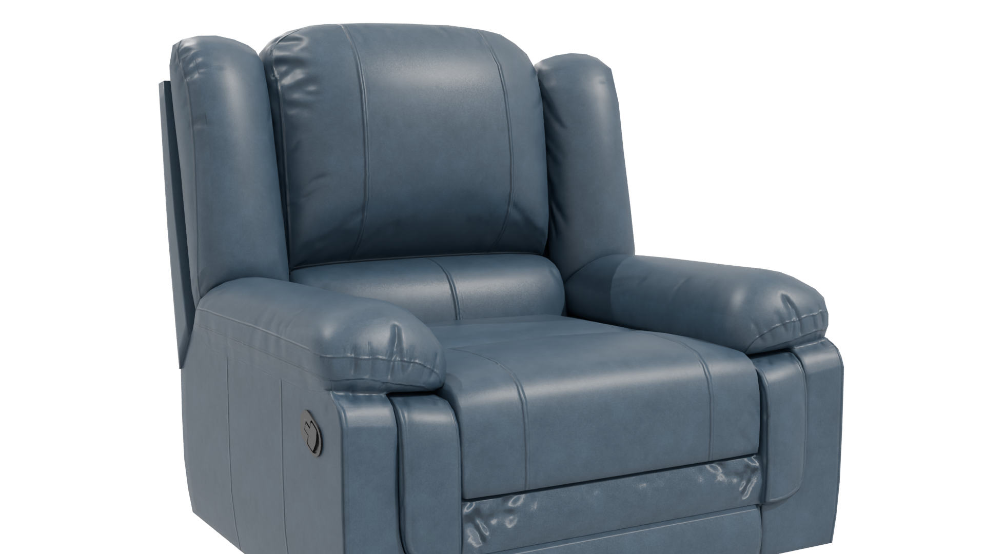 Comfortable Reclining Armchair 3D - Professional 3D Model Render 10