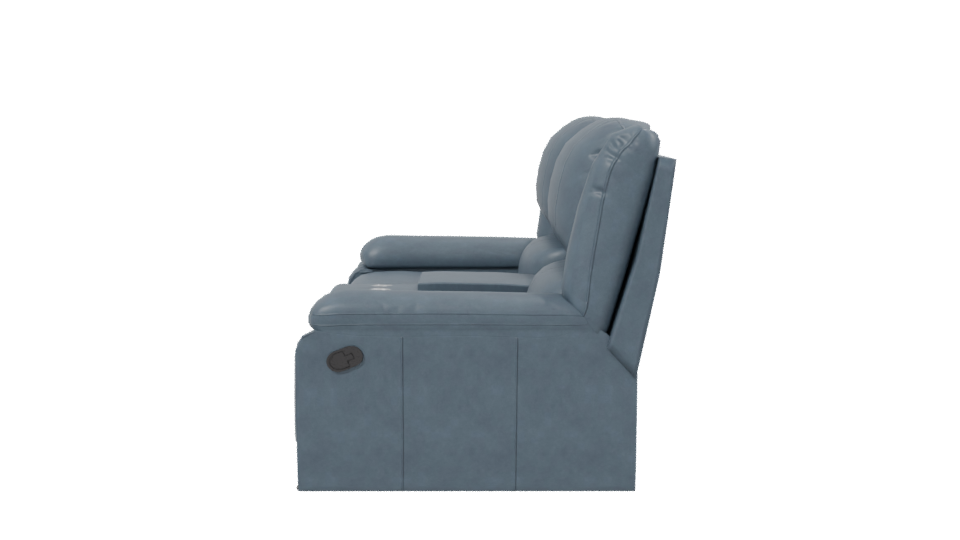 Comfortable Reclining Sofa Model - Professional 3D Model Render 2
