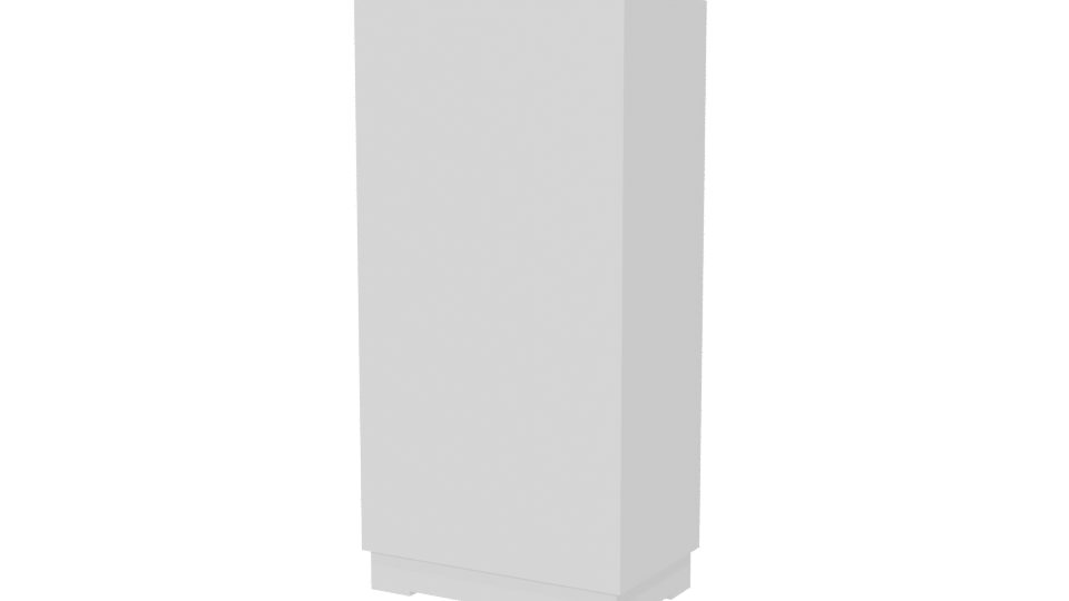 Minimalist Tall Storage Cabinet 3D - Professional 3D Model Render 6