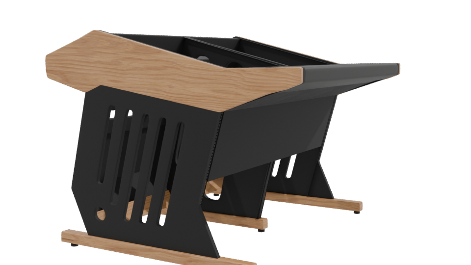 Modern Outdoor Fire Pit 3D - Professional 3D Model Render 9