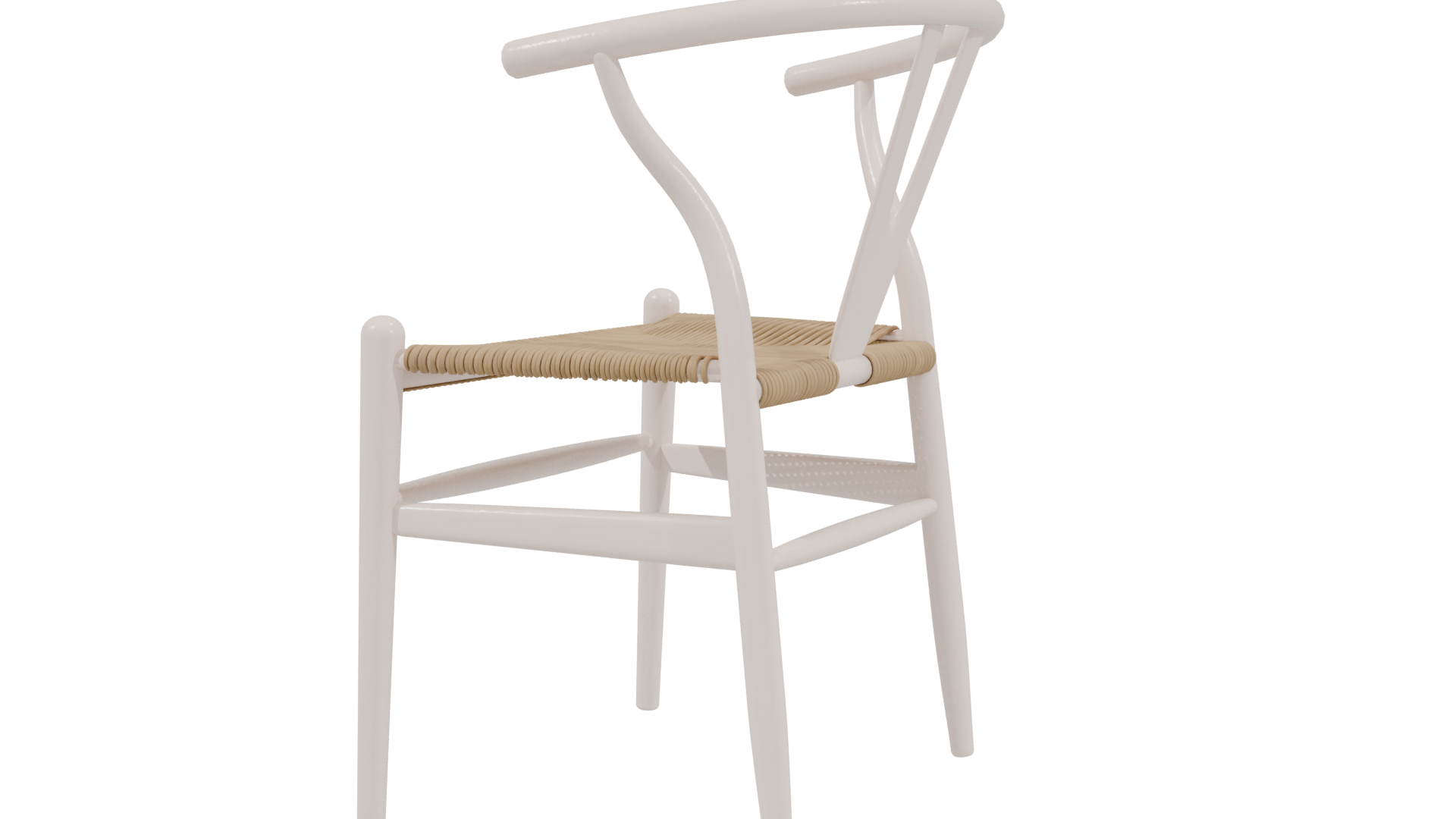 Stylish Minimalist Dining Chair Model - Professional 3D Model Render 3