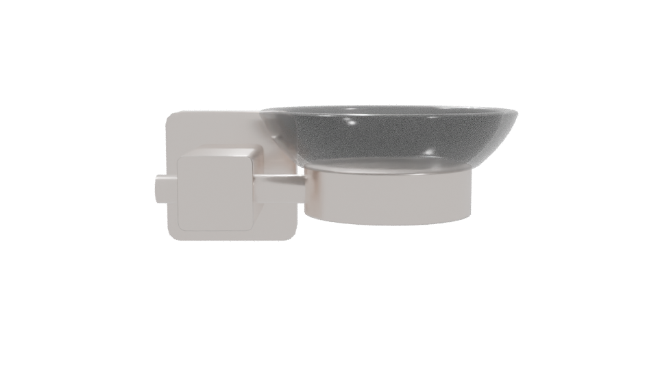 Contemporary Wall-Mounted Soap Dish 3D Model - Professional 3D Model Render 11