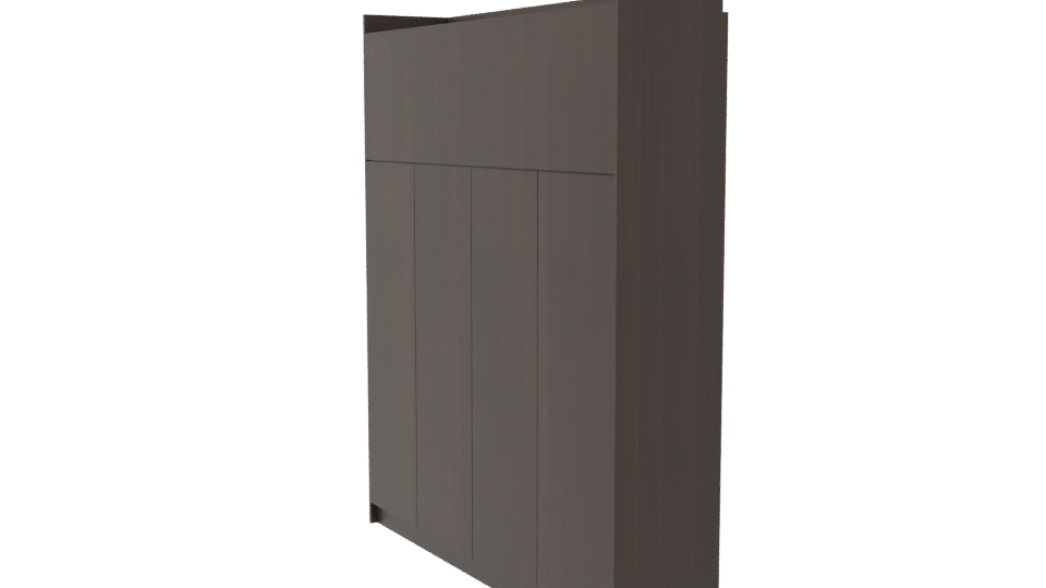 Elegant Mahogany Closet 3D Model - Professional 3D Model Render 7