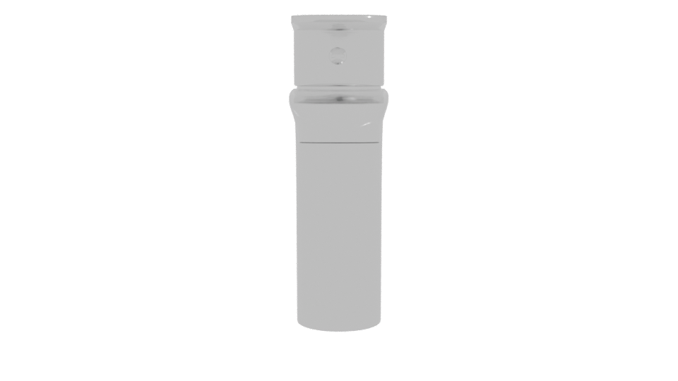 Stylish Metal Waste Disposal Unit - Professional 3D Model Render 11