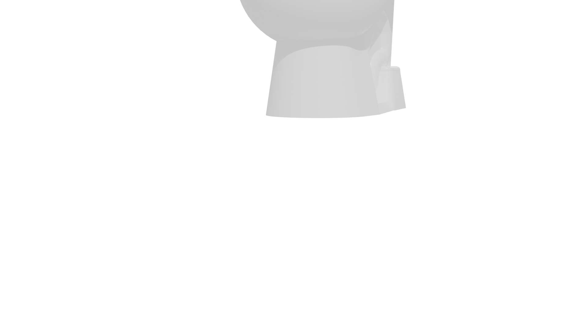 Stylish White Toilet 3D Model for Your Projects - Professional 3D Model Render 24