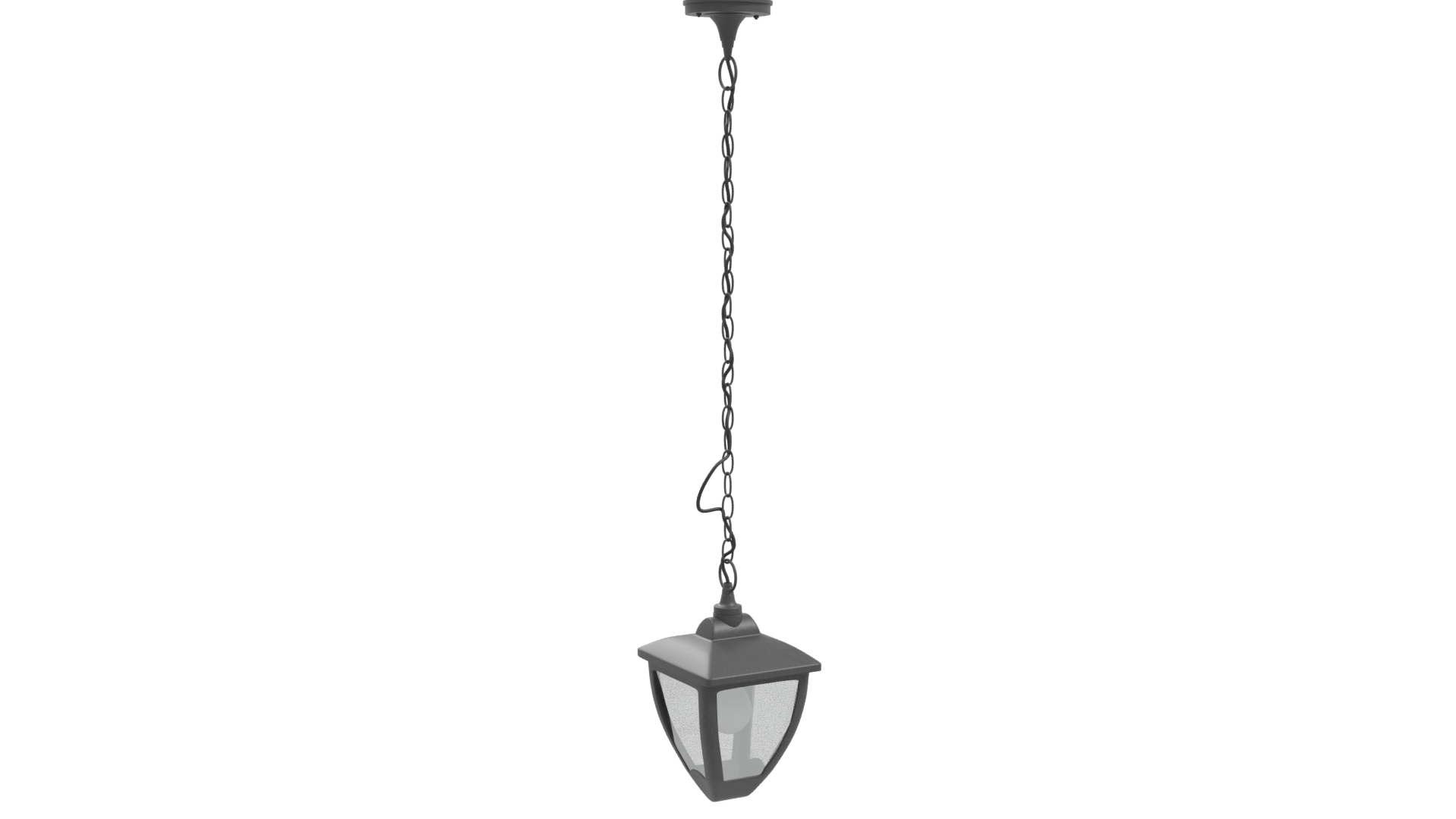 Elegant Hanging Light Fixture 3D - Professional 3D Model Render 10
