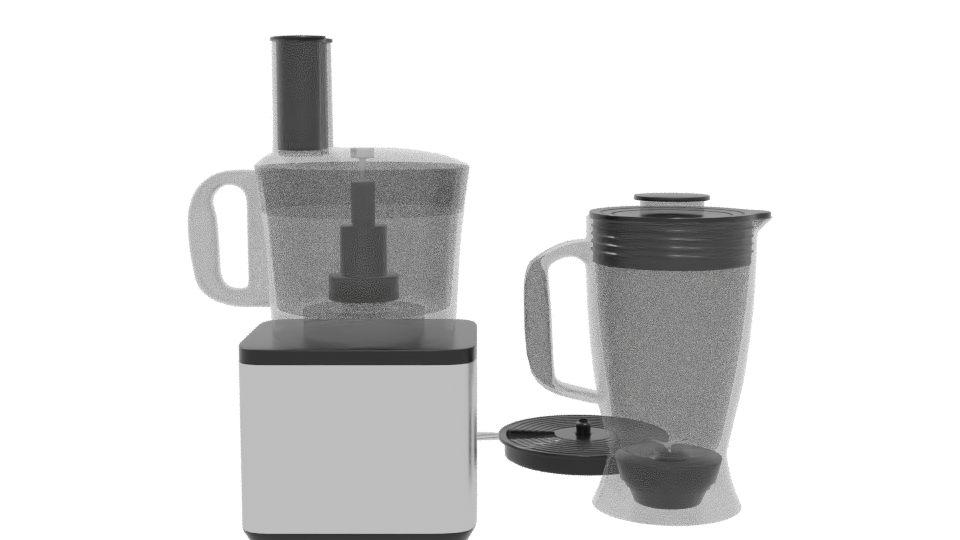 Stylish Kitchen Appliance Set 3D Model - Professional 3D Model Render 5