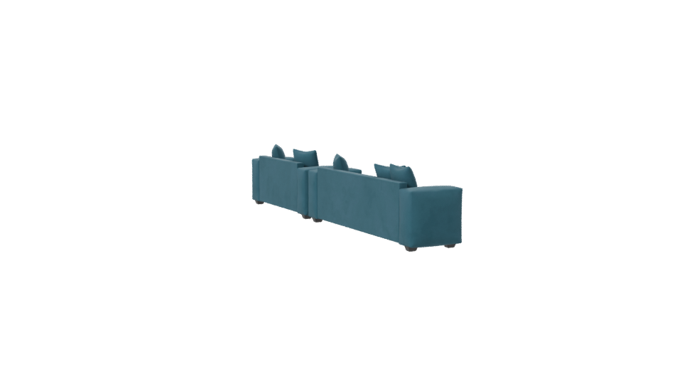 Stylish Modern Sofa Set 3D Model - Professional 3D Model Render 7