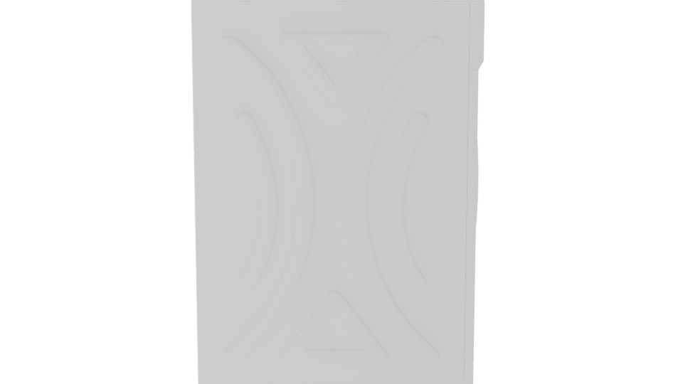 Front-Loading Washing Machine Model - Professional 3D Model Render 8